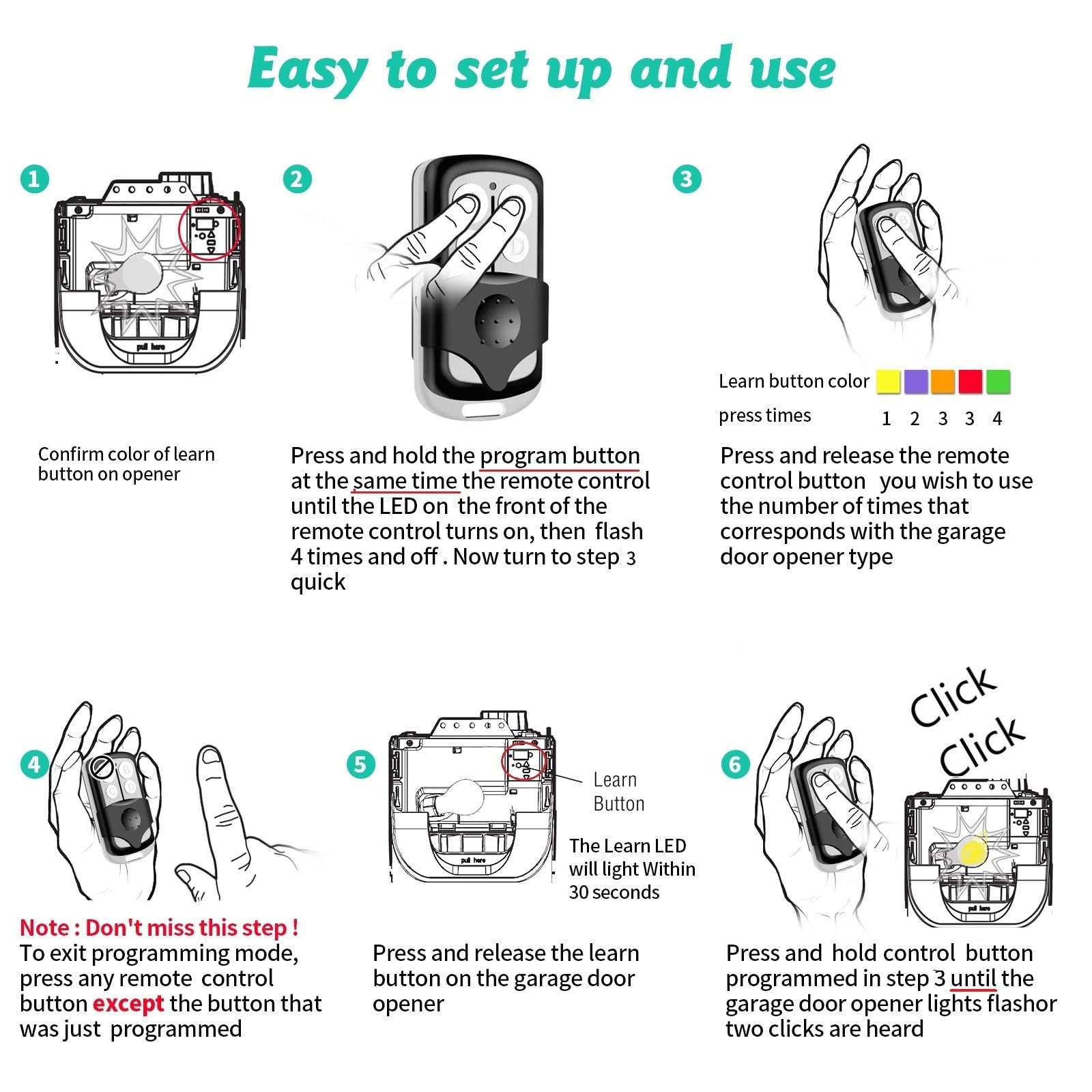 Datonten two-pack remote set offers convenient backups for households.