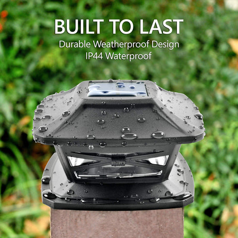 Davinci Flexfit post cap shows IP44 waterproof construction in action
