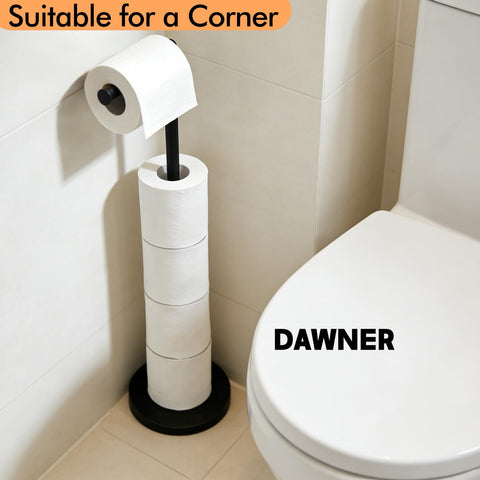 DAWNER heavy-weight-base with non-slip-pads prevents tipping and floor damage.