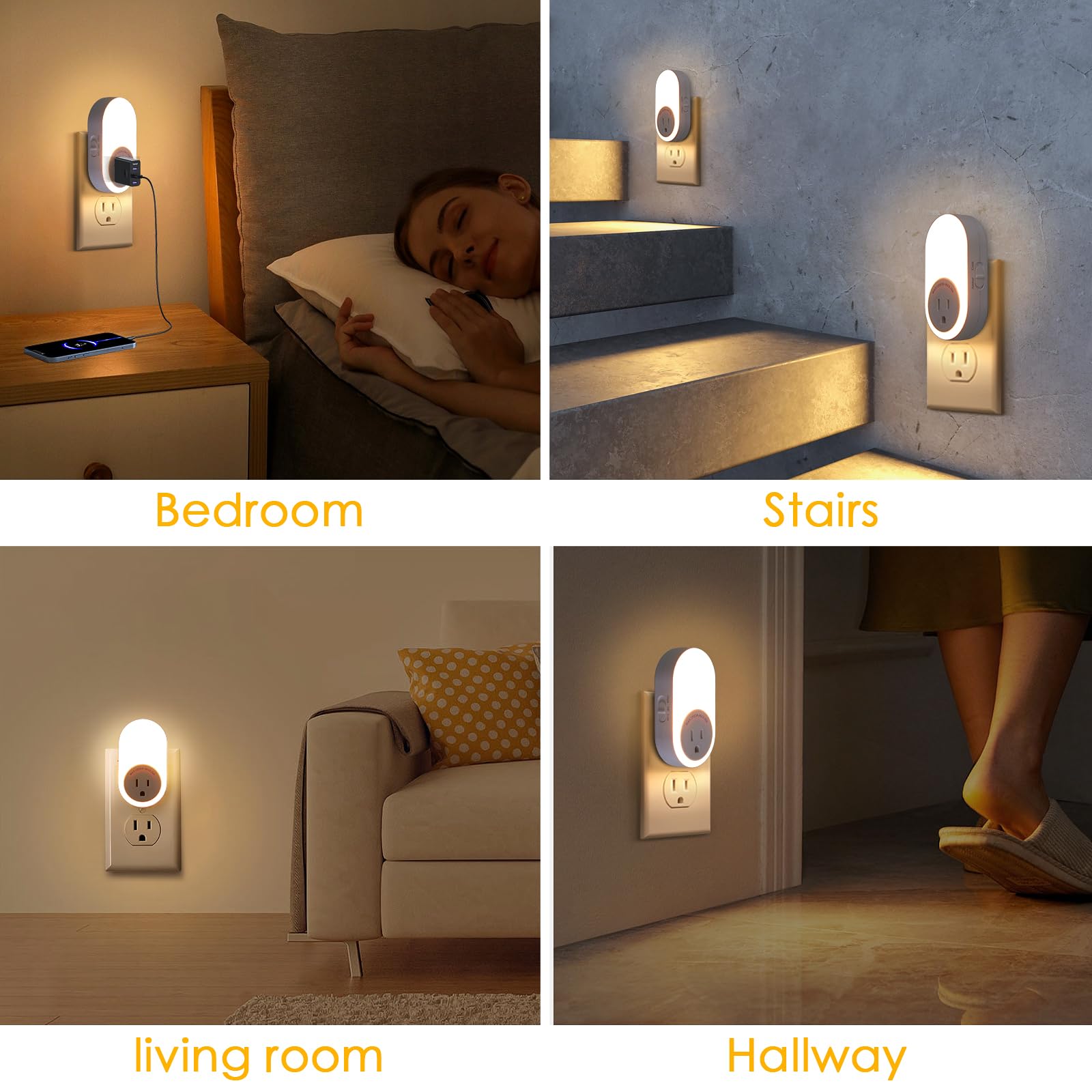 Dawnrise three-prong outlet design handles up to 1200W for shared outlets