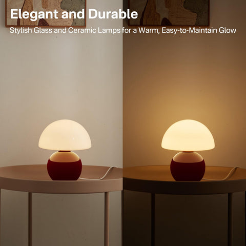 Fully stepless dimmable design lets you tailor brightness for reading or winding down.