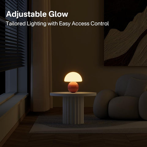 Dawnwake mushroom lamp for bedrooms and desks, stylish decor