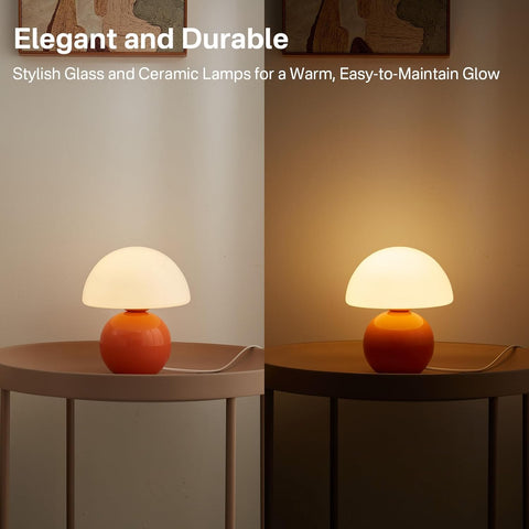 Dawnwake lamp with stepless dimming for customizable reading or relaxing light