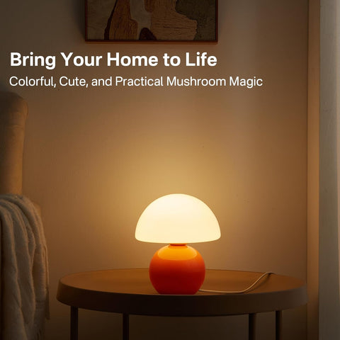 Dawnwake lamp hand-blown base showcases unique craftsmanship in a decorative living room lamp