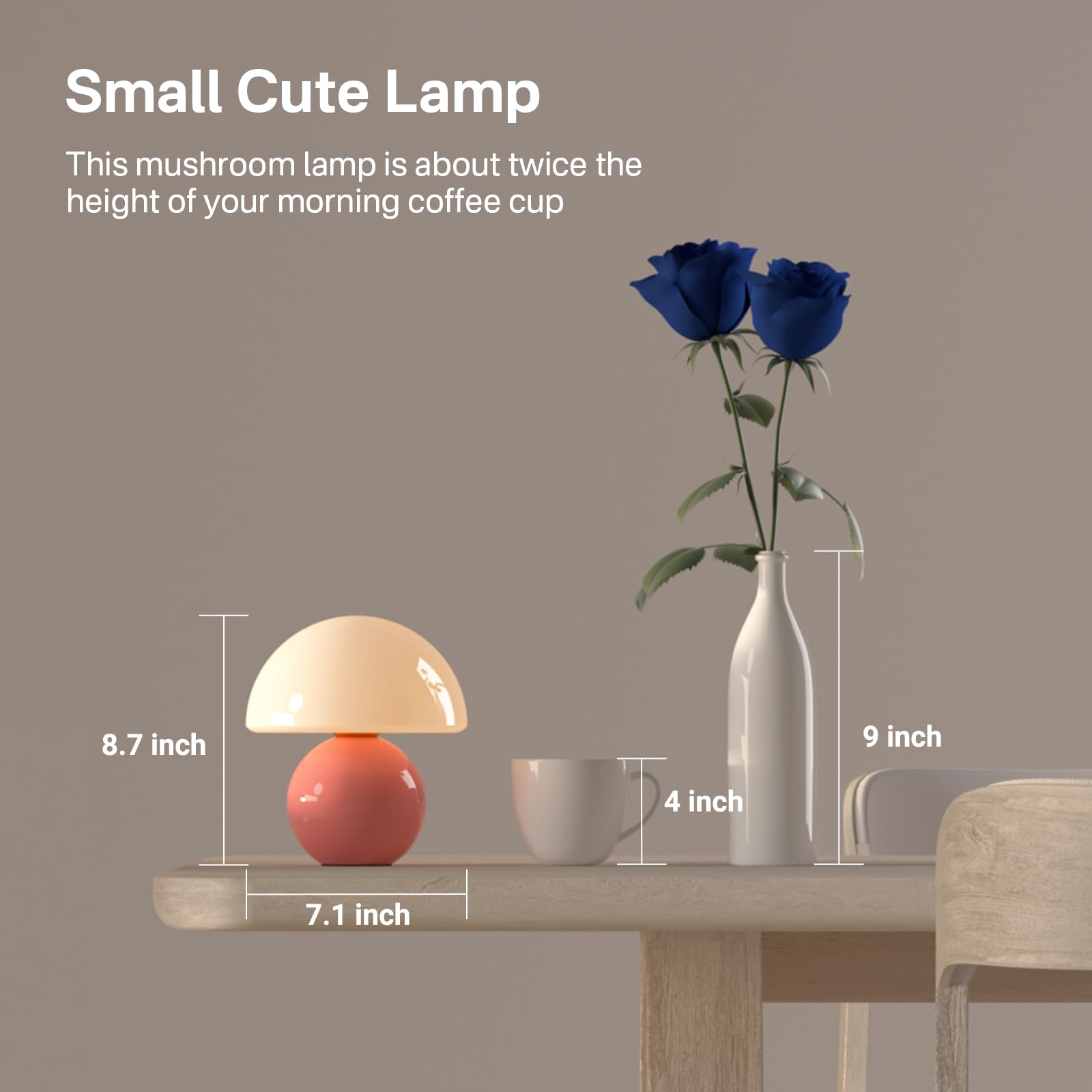 Dawnwake lamp enhances living room ambience with gentle light