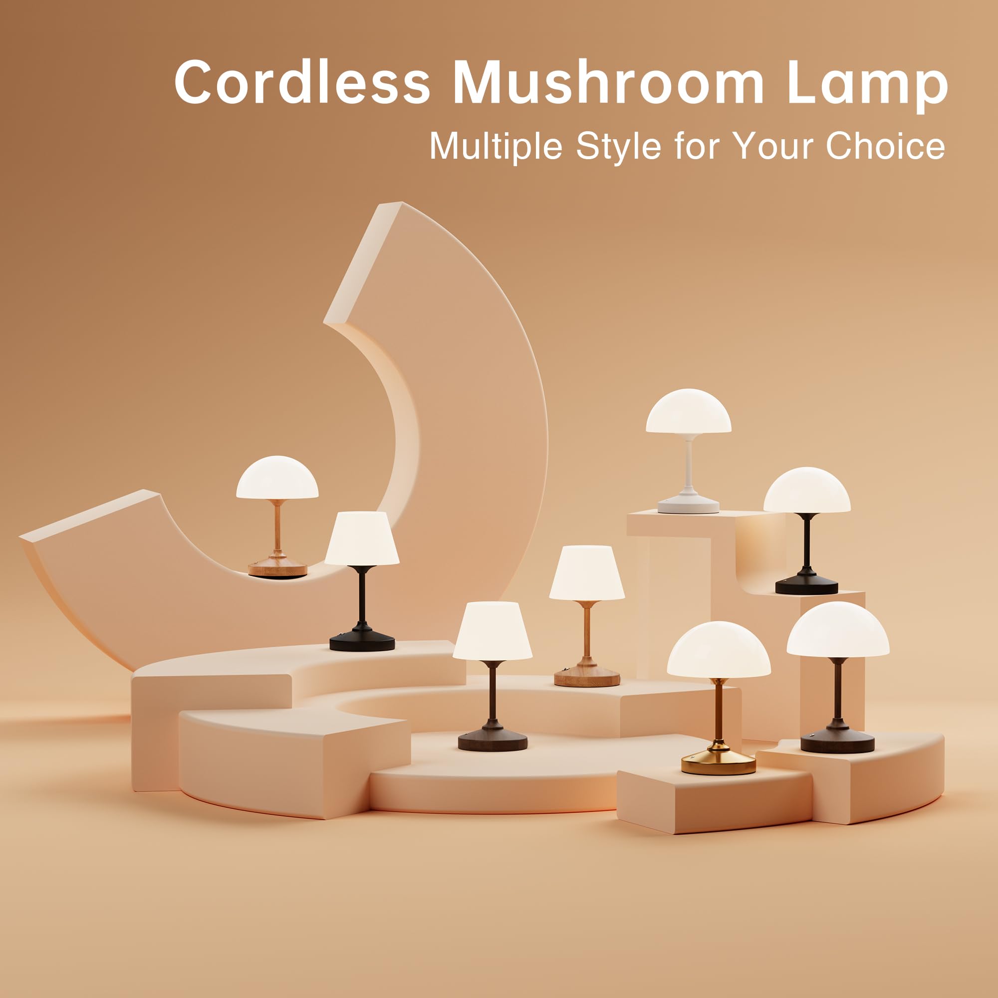 Dawnwake Mushroom Lamp porch-patio use offers cozy lighting outdoors.
