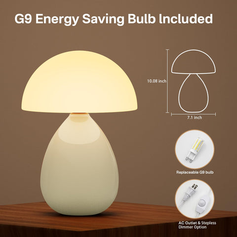 Dawnwake stepless dimming table lamp allows precise brightness for tasks and relaxation.