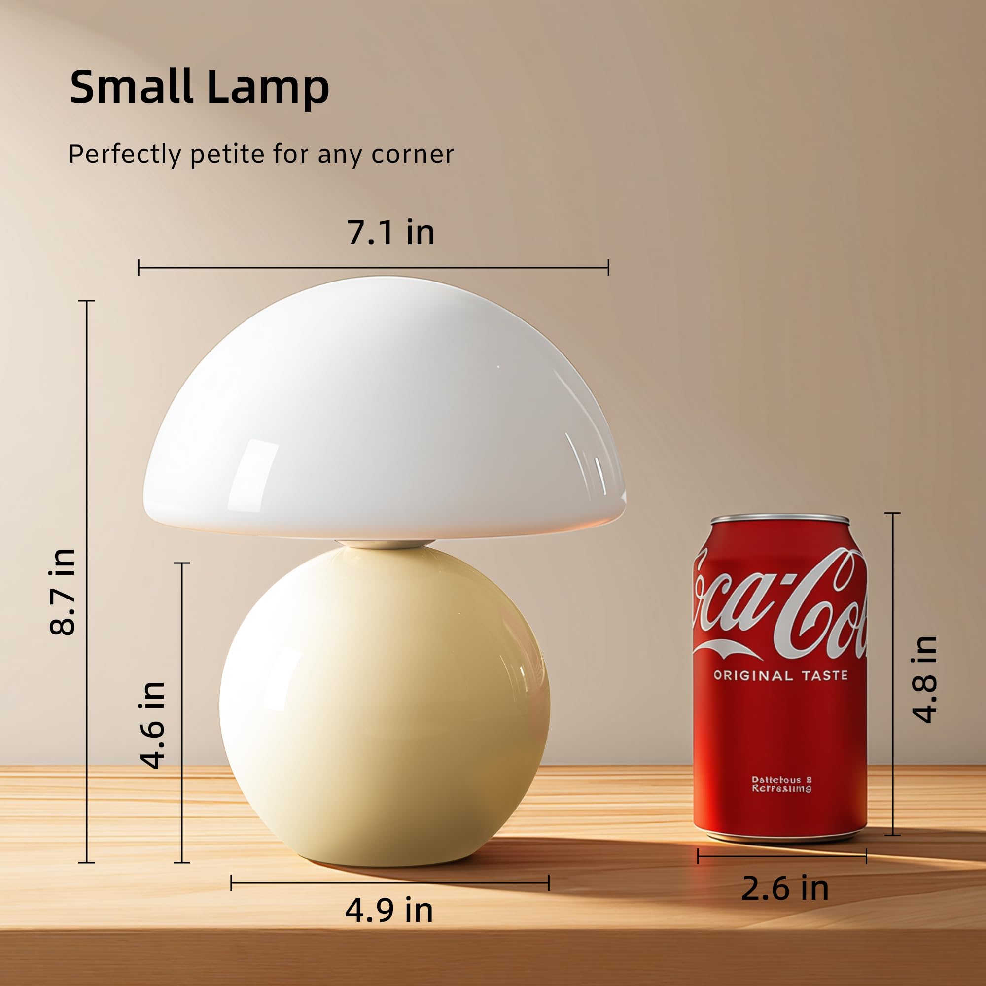 Dawnwake mushroom lamp suitable for bedrooms, desks, and nightstands
