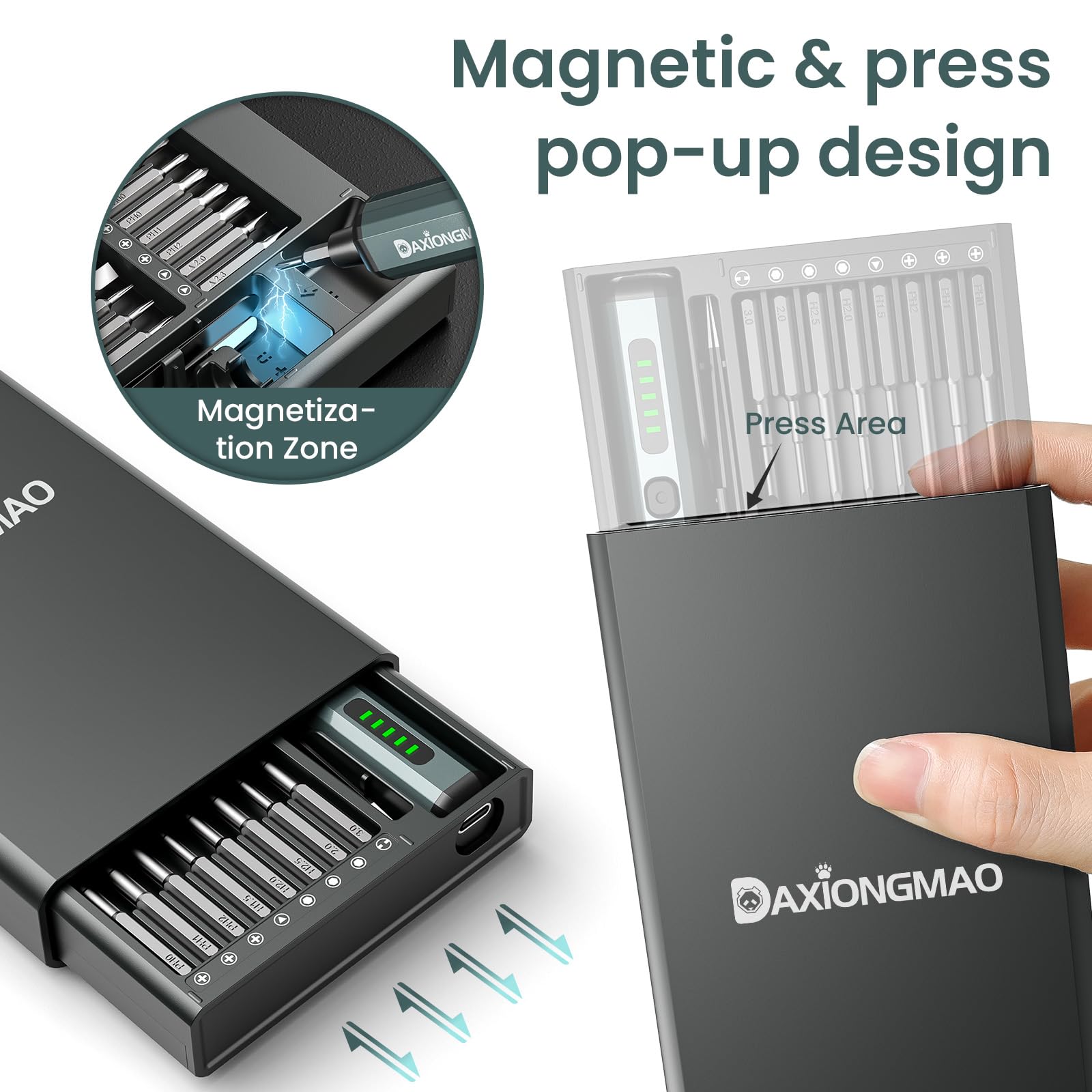 Daxiongmao brushless motor delivers 200 RPM power for stubborn screws