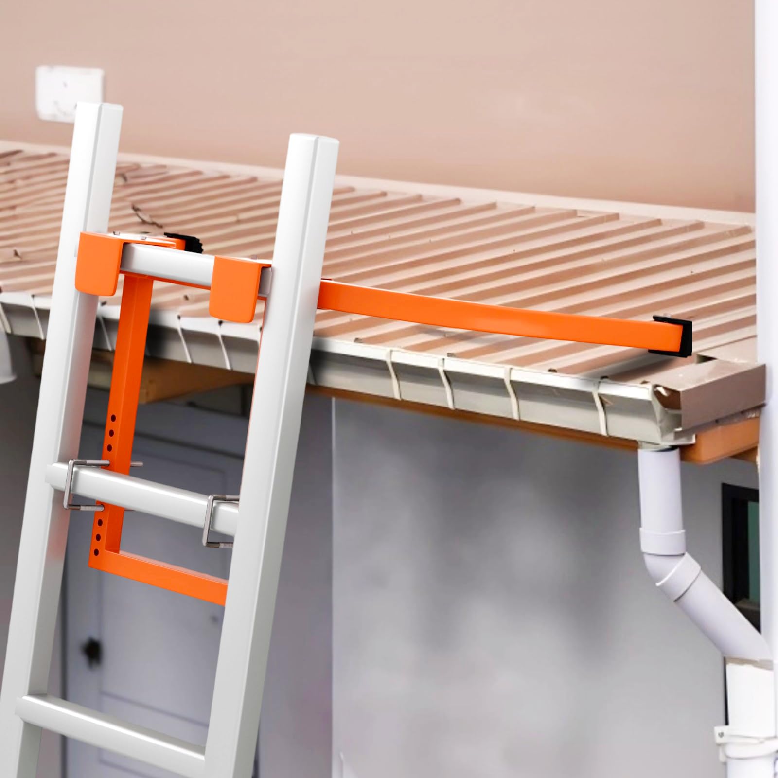 Dayacoco roof-access stabilizer supports safe roof ladder work