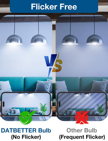 DAYBETTER bulbs with E26 base fit standard fixtures for quick upgrades