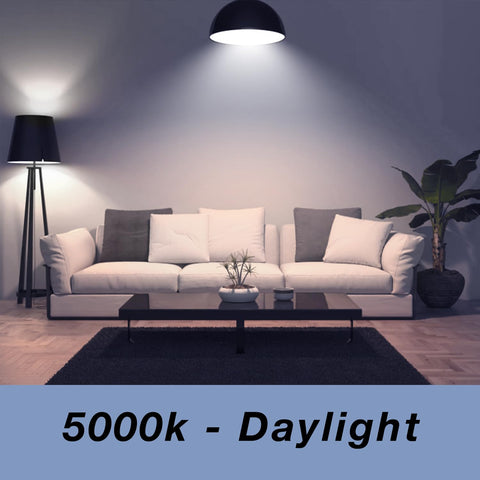 DAYBETTER A19 bulbs demonstrate 60W-equivalent brightness for brighter rooms.