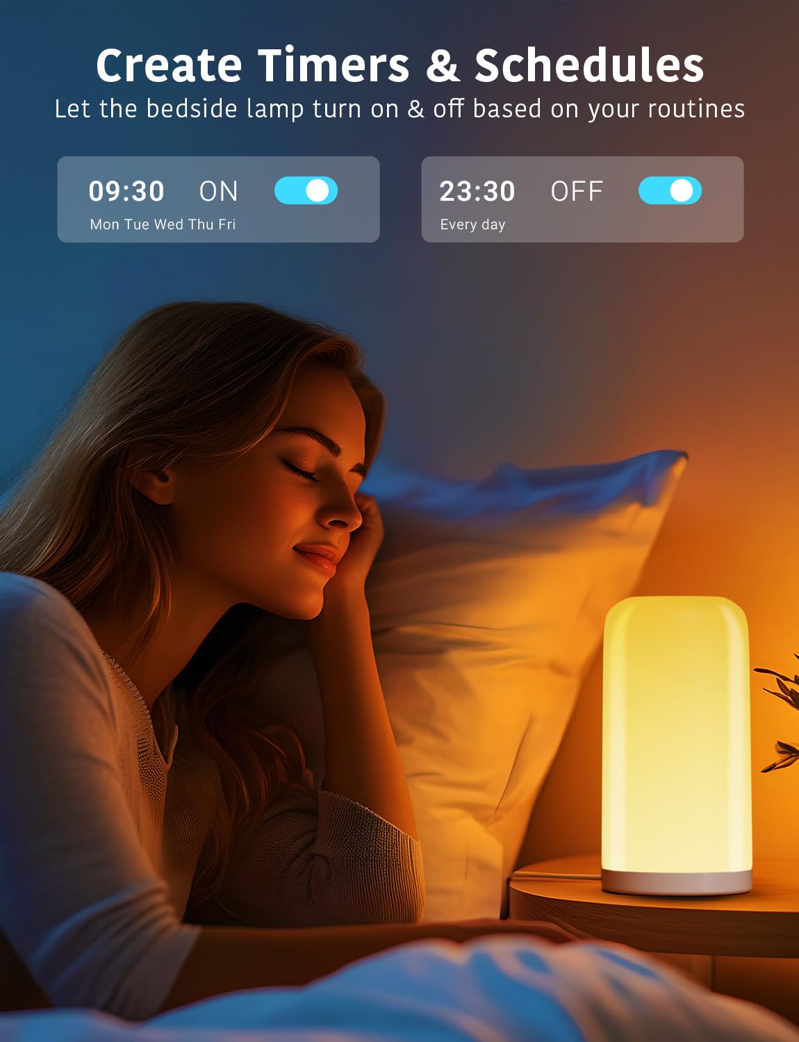 DAYBETTER BGRIC lamp quick 2.4GHz WiFi setup without hub
