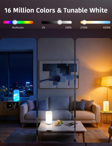 DAYBETTER BGRIC lamp syncing with music for dynamic ambiance