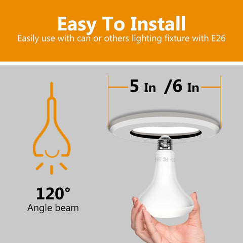 DAYBETTER BR30 9W LED lowers energy usage while maintaining brightness