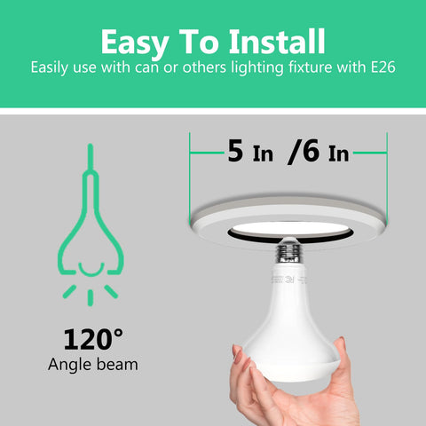 DAYBETTER BR30 LED bulb with E26 base for recessed lighting