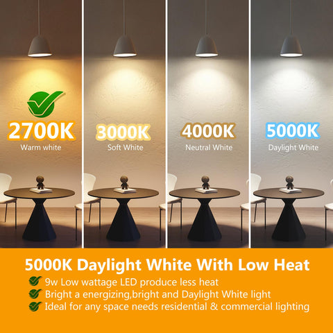 DAYBETTER BR30 2700K warm light creates cozy vibes in kitchen and bedroom
