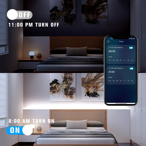 DAYBETTER COB LED strip with 1600 LEDs delivers uniform glow