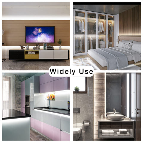 DAYBETTER COB LED strip as TV backlight for immersive viewing.