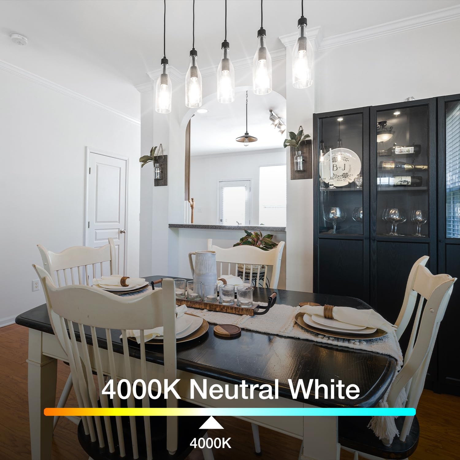 DAYBETTER Edison bulb with E26 base offering a 60W equivalent efficiency.