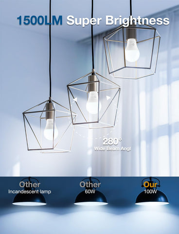 Non-dimmable DAYBETTER bulb ensures steady daylight in any room.