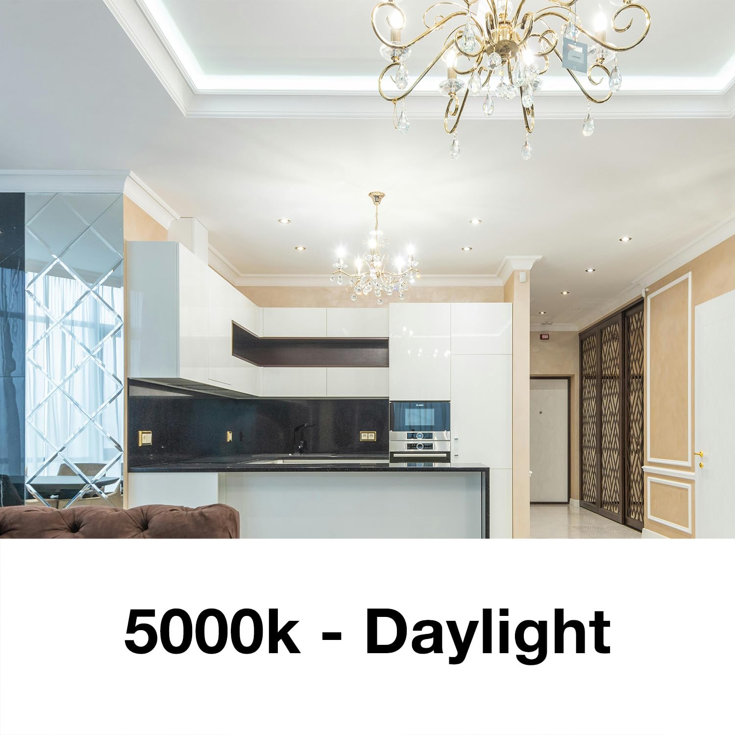 DAYBETTER LED filament bulb with clear glass design for elegant home lighting