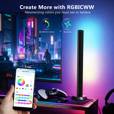 DayBETTER light bar music sync setup mirrors beat with vivid colors.