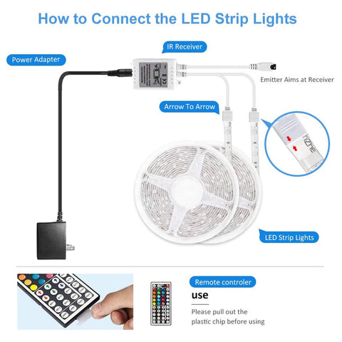 DAYBETTER LED strip ready to decorate bedroom and living spaces