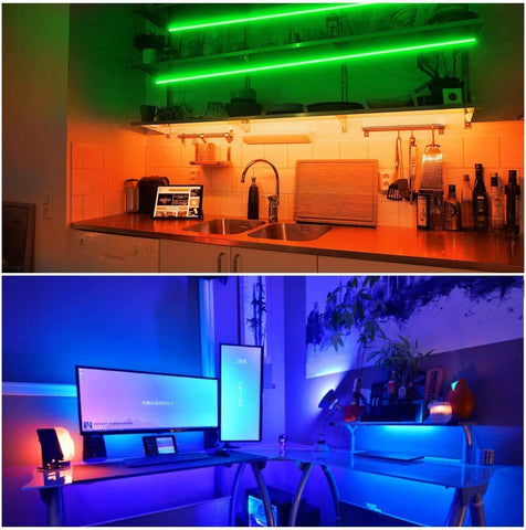 DAYBETTER LED strip cuttable and extendable for a perfect fit.