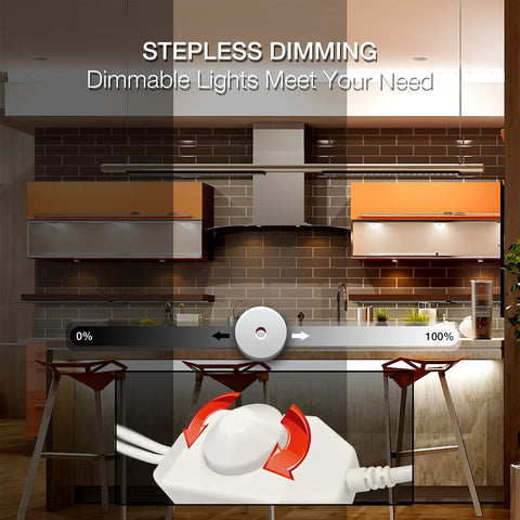 DAYBETTER LED strip light dimmable control box enables easy brightness adjustment