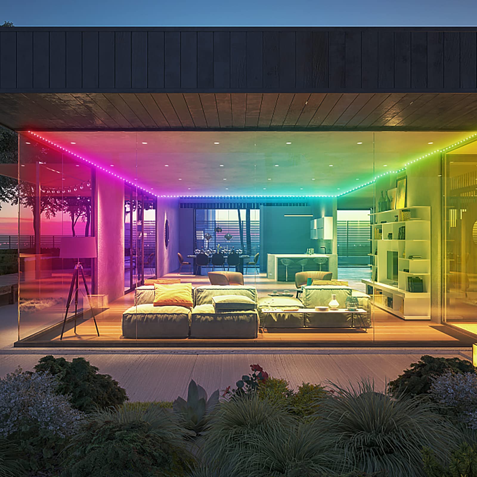 DayBetter LED strip lights support multiple scenes for bedrooms, kitchens, and parties.