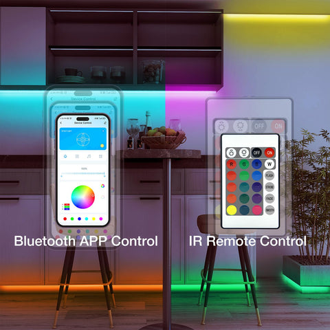 DayBetter LED strip lights app control for effortless color changes.