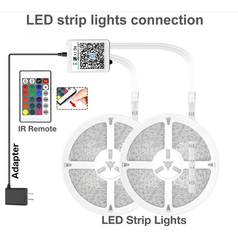 DayBetter LED strip lights bend around corners for a perfect fit.