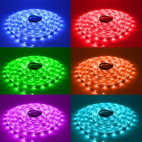 DAYBETTER remote control dims brightness and switches colors for mood settings.