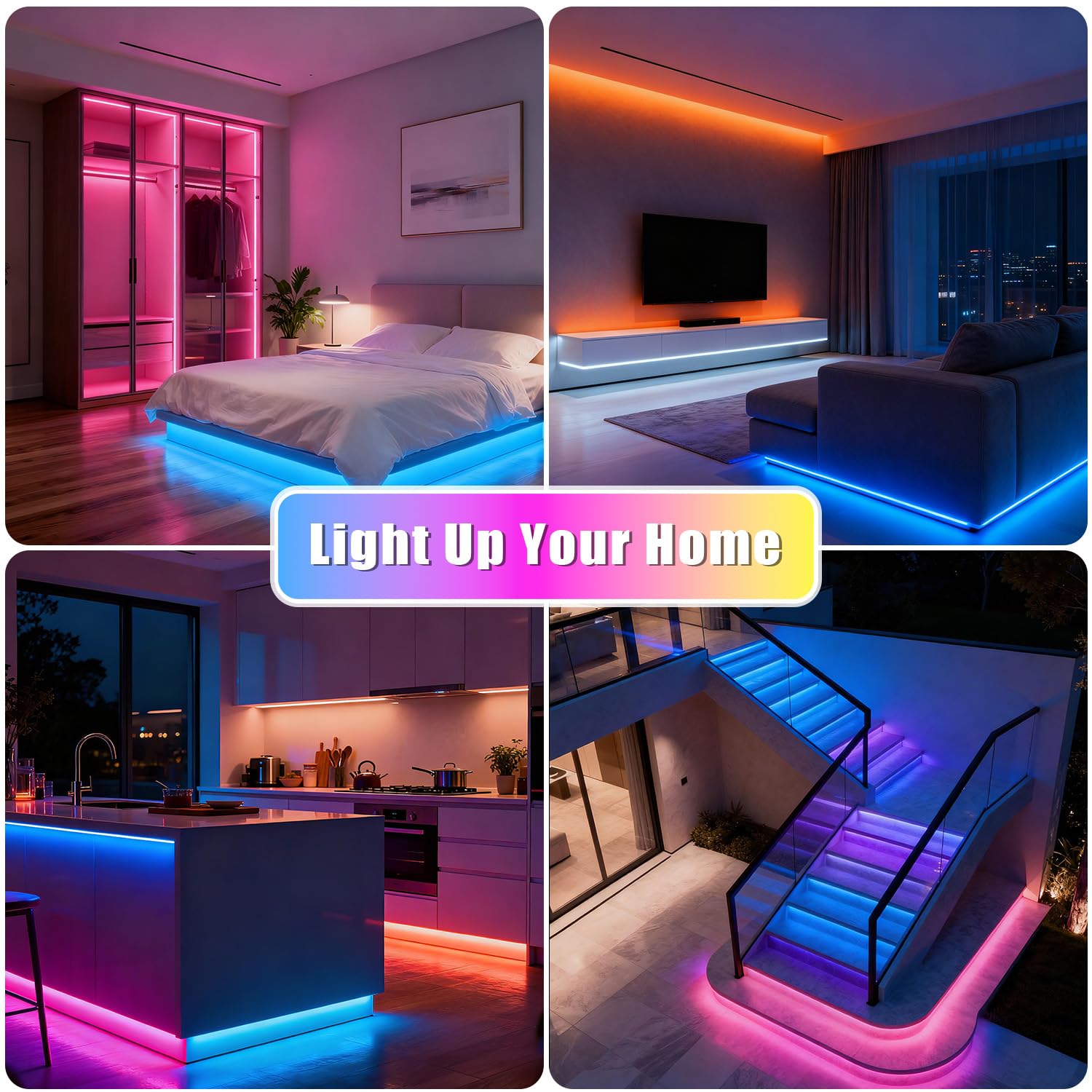 DayBetter LED strip lights remote control for quick mood tweaks.