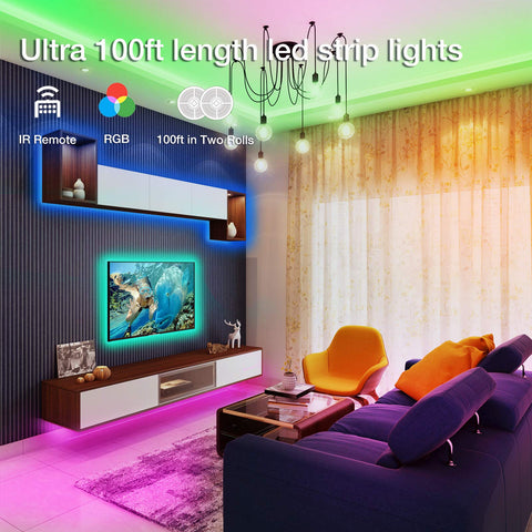 DAYBETTER LED strip remote control enables quick color and mood changes