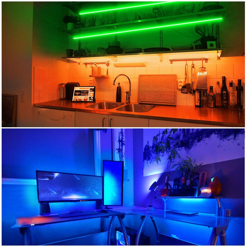 DAYBETTER silicone-coated LED strip for durable, dust-resistant use