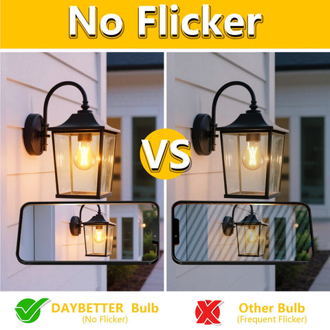 DAYBETTER long-life Edison bulb with 15,000 hours for sustained brightness.