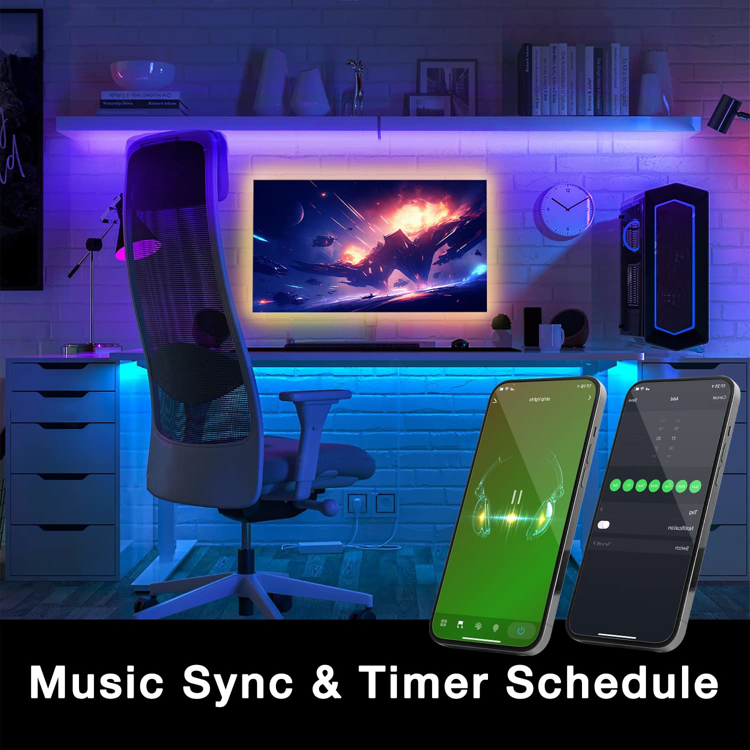 DAYBETTER music-sync mode makes lights dance with rhythm
