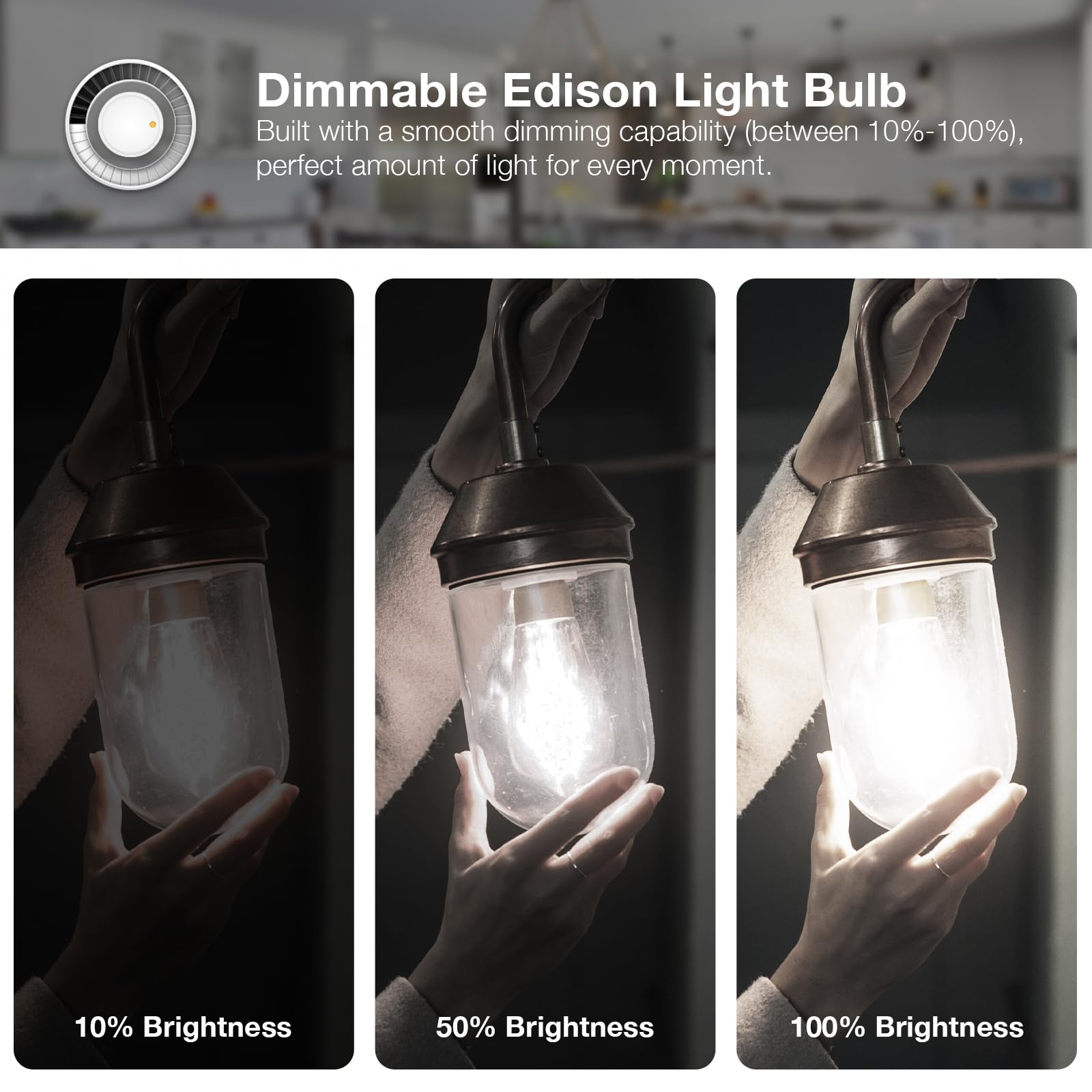 DAYBETTER neutral white 4000K bulb delivering 800 lumens with low heat.