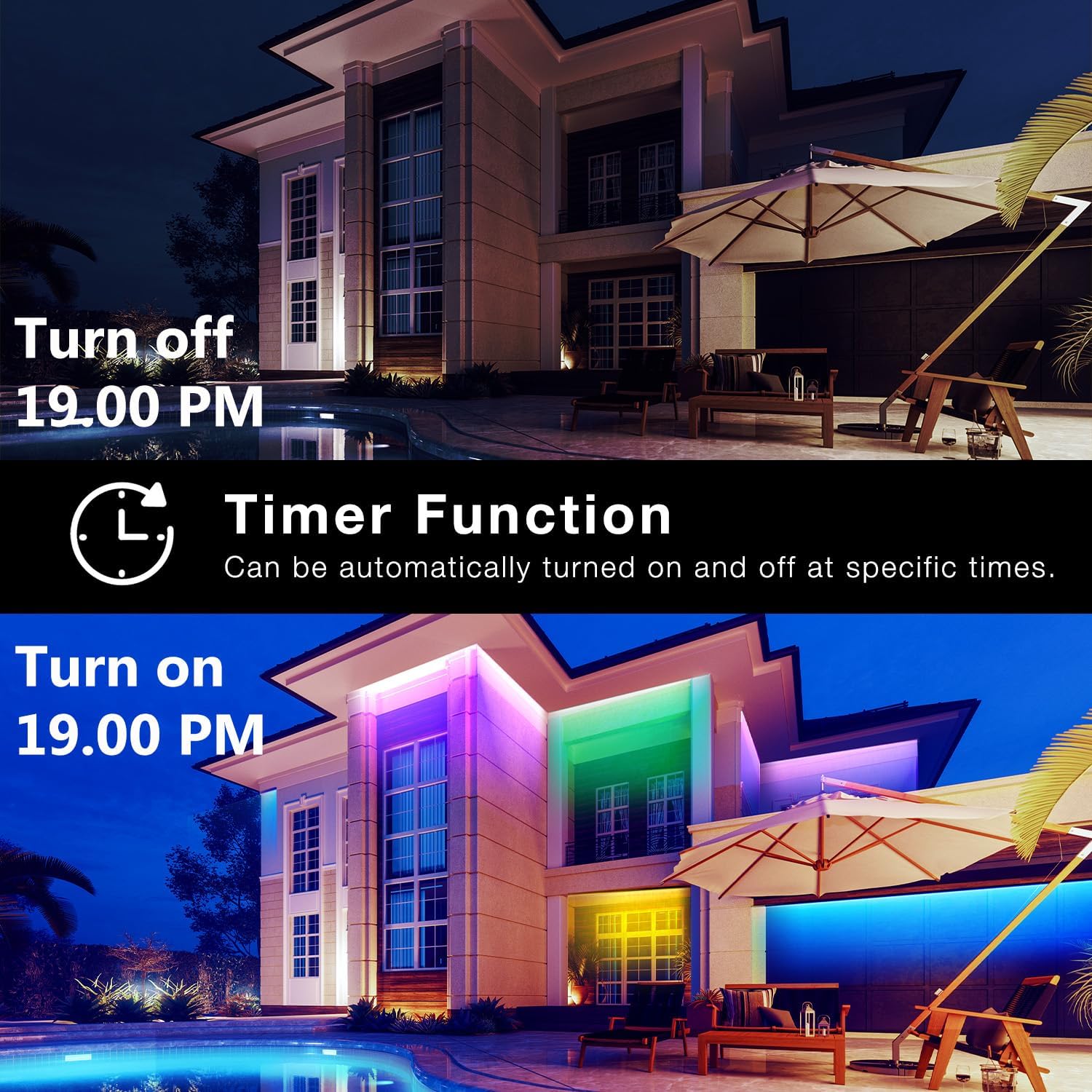 DAYBETTER cut-to-fit LED strip demonstrating DIY installation flexibility.