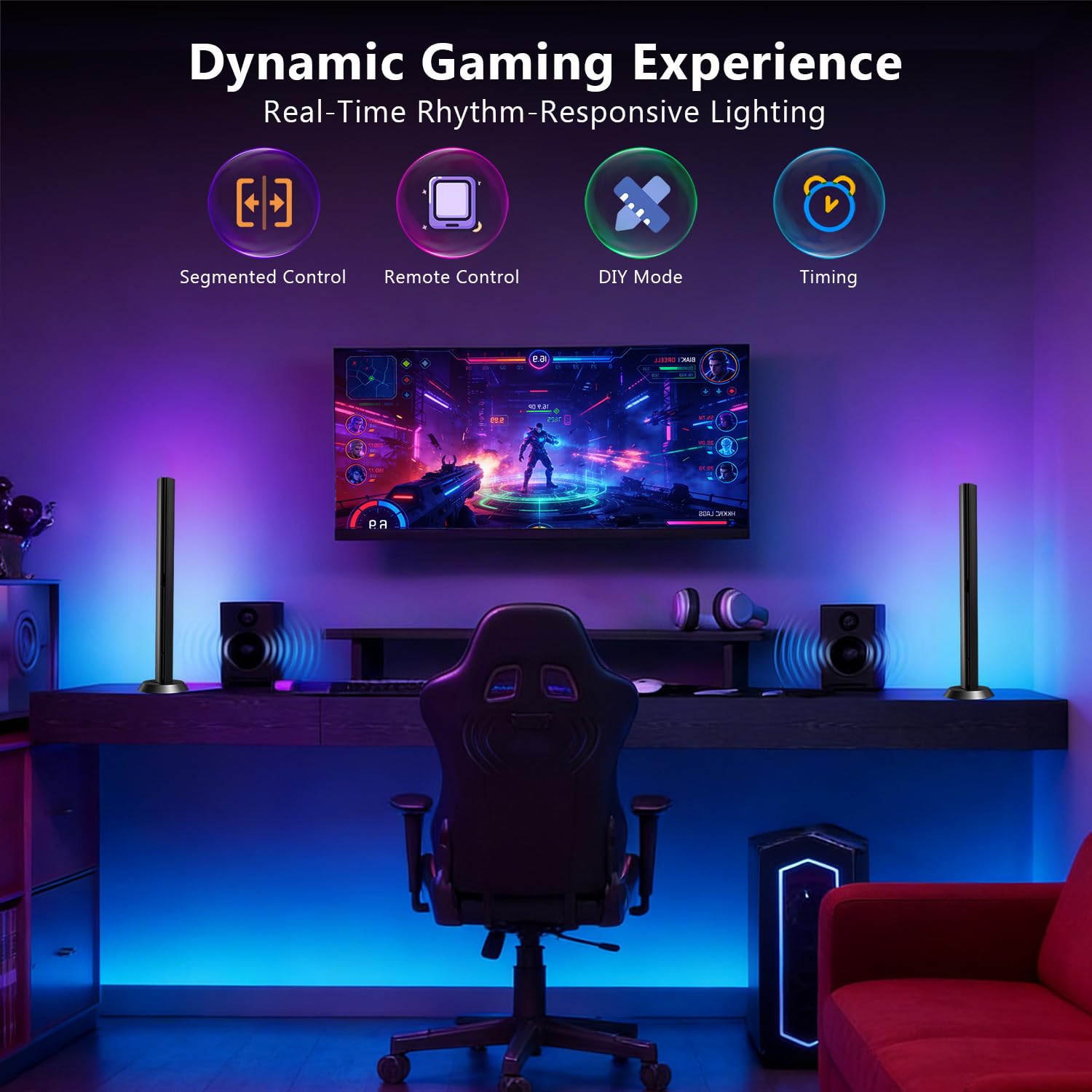 DayBETTER RGB light bar immersive glow for TV and PC.