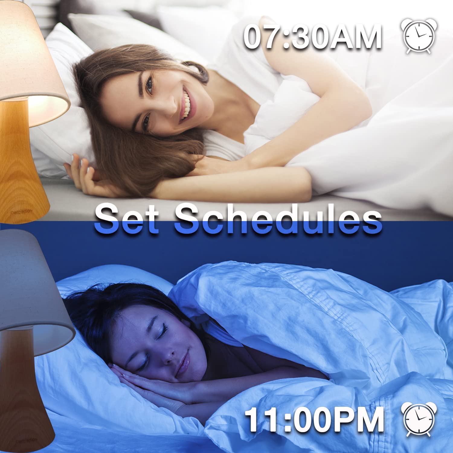 DAYBETTER scene-control creates intimate to festive atmospheres.