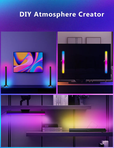 DAYBETTER behind-screen mount highlights edges for cinematic glow.