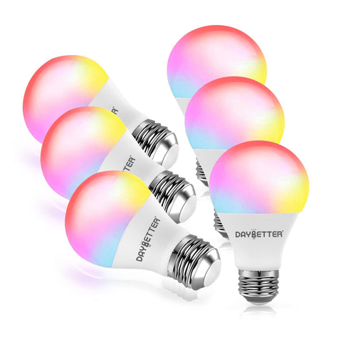 DAYBETTER smart bulb with Wi-Fi setup for remote control.