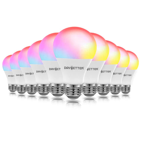 DAYBETTER smart bulb with Alexa control enables hands-free lighting and easy on off.
