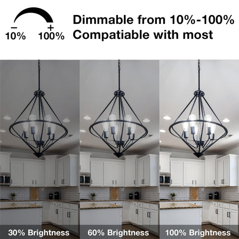 DAYBETTER 5000K soft white glow enhances colors in kitchens and desks.