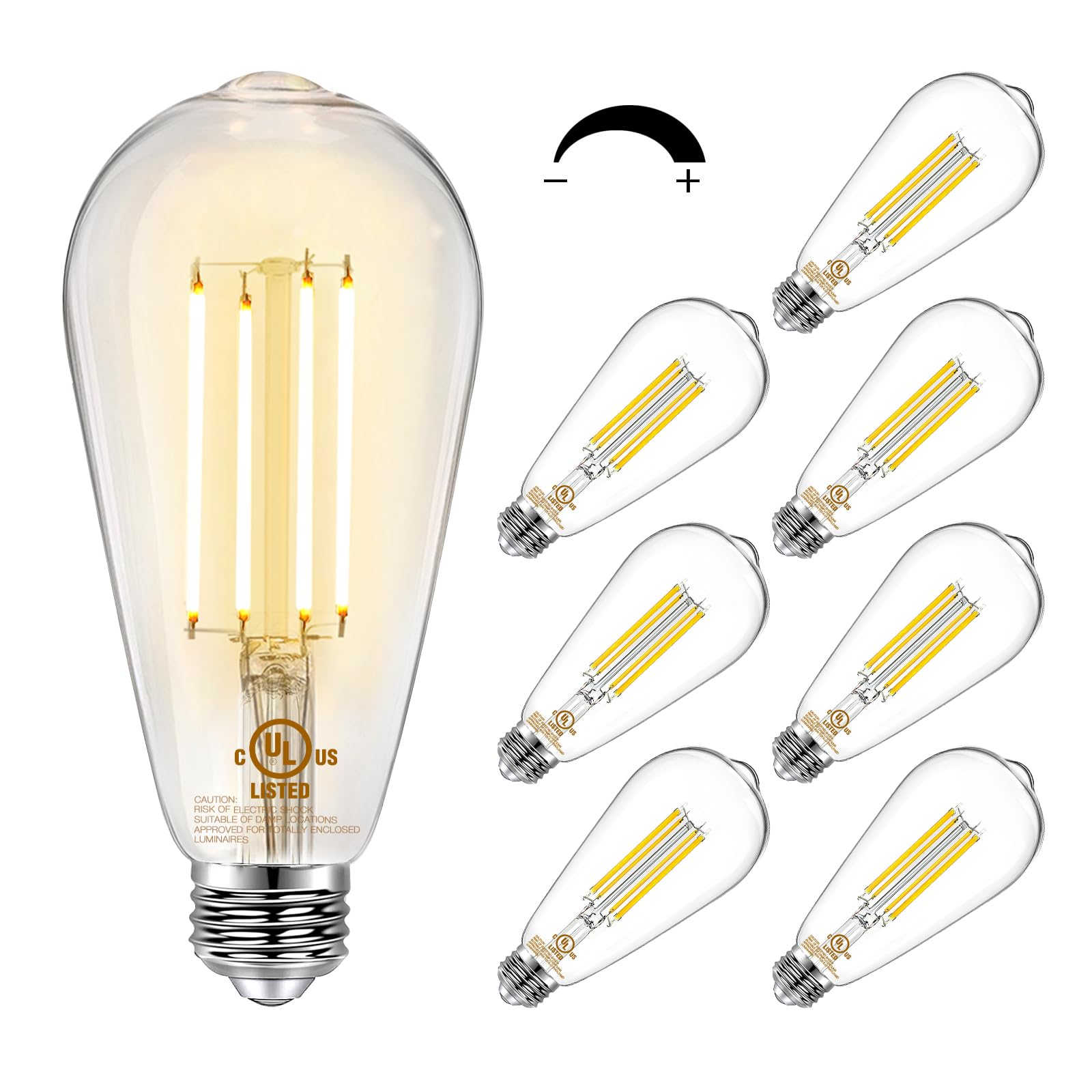 Daybetter vintage Edison bulbs with clear glass create warm pendant lighting ambiance