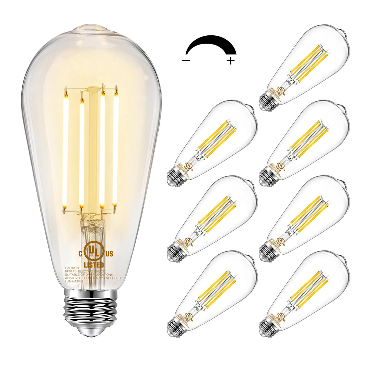 Daybetter vintage Edison bulbs with clear glass create warm pendant lighting ambiance