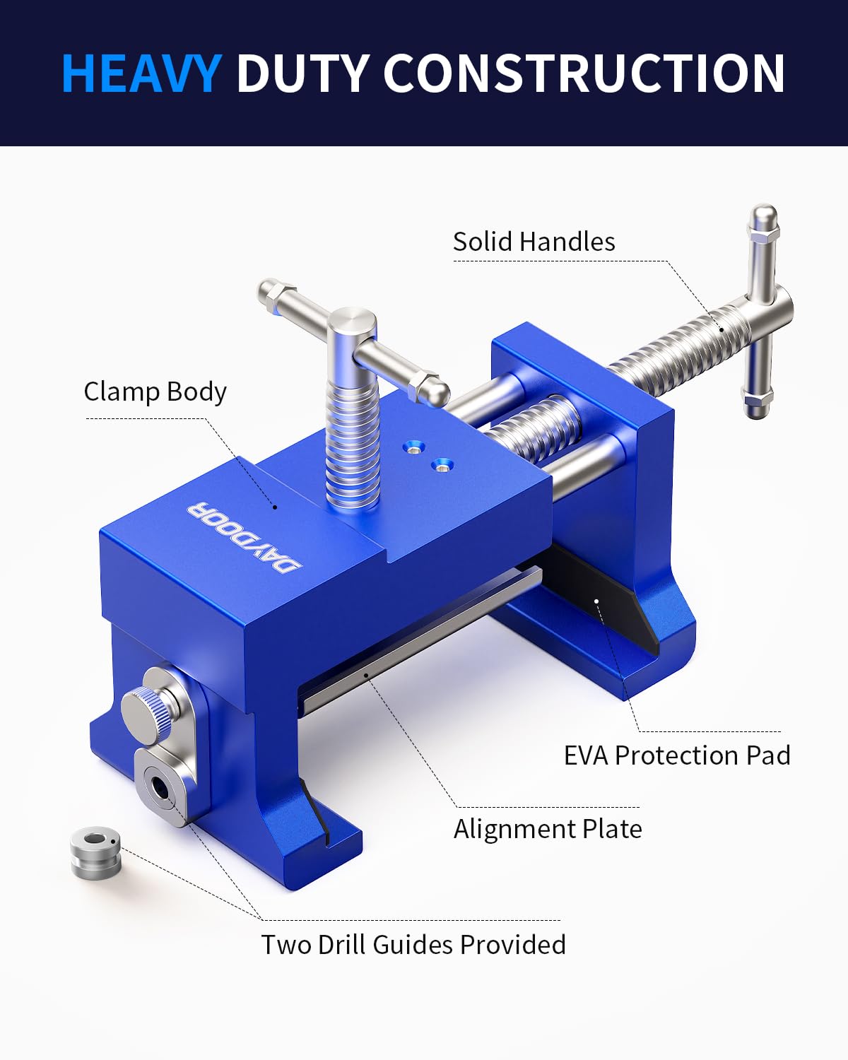 DAYDOOR aluminum alignment plate enables perfect flush alignment.
